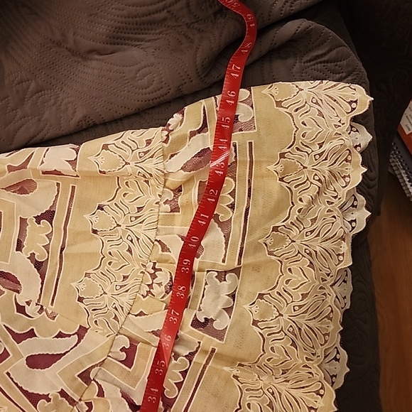 Moulinette Soeurs Raspberry lace cut out dress. - Picture 13 of 14